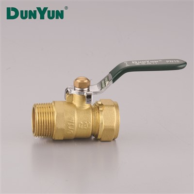 Brass Ferrule Compression Ball Valve