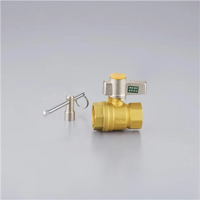 Brass Foot Diameter Locking Ball Valve
