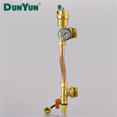 Drain Exhaust Valve Kit Brass Vacuum Breaker