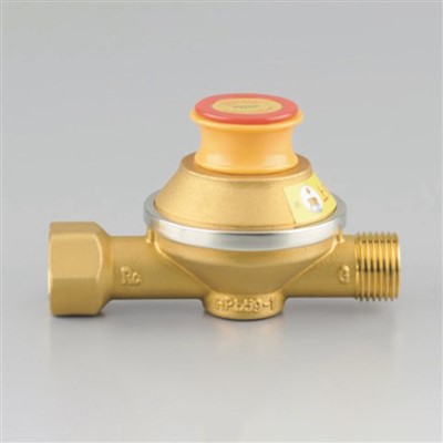 How to set the pressure of a relief gas valve?