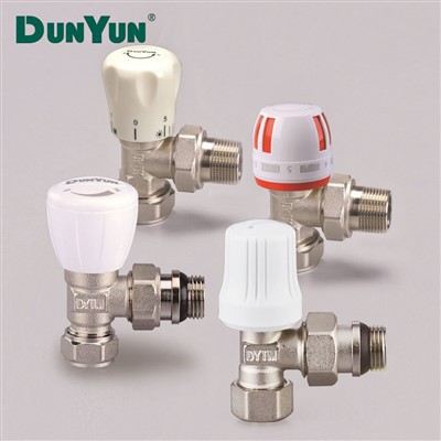 Manual Radiator Angle Valve With BSP NPT Thread